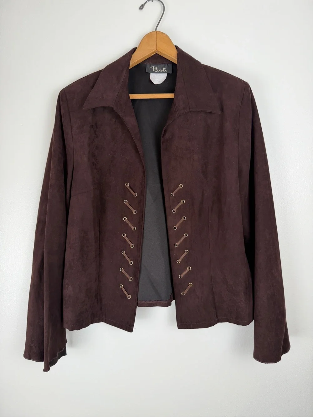 Vintage‎ Brown Faux Suede Jacket & Skirt Set Renaissance Festival Steampunk